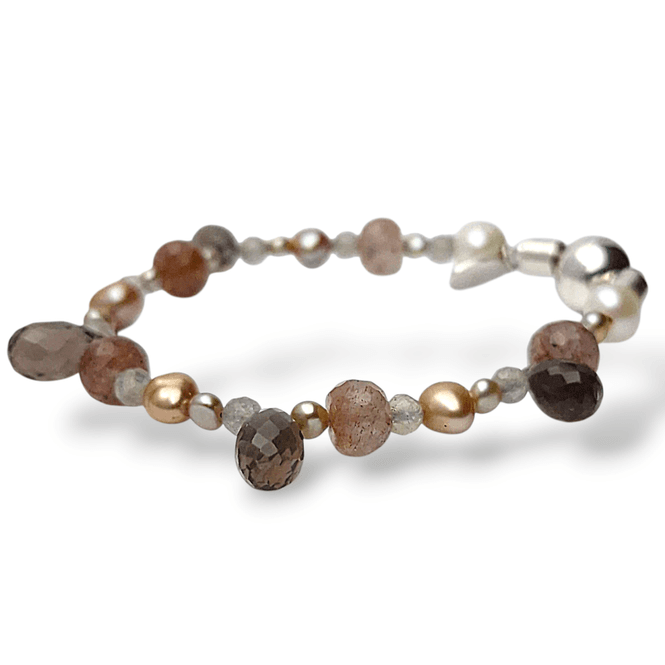 Hovedbilde Edelsten armbånd røyk quartz