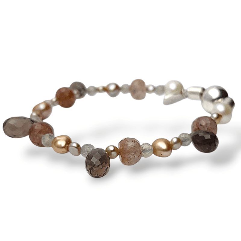 Edelsten armbånd røyk quartz