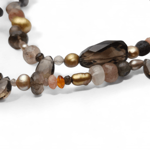 Hovedbilde Edelsten kjede r&oslash;ykquartz