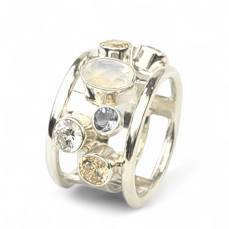 Martens sølvring med tanzanite