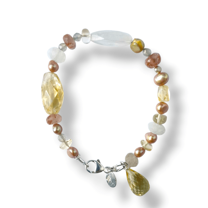 Hovedbilde Edelstenarmbånd citrin