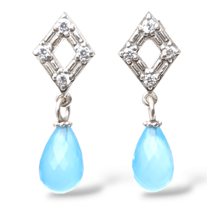 Hovedbilde &Oslash;redobber Tiara bl&aring; onyx